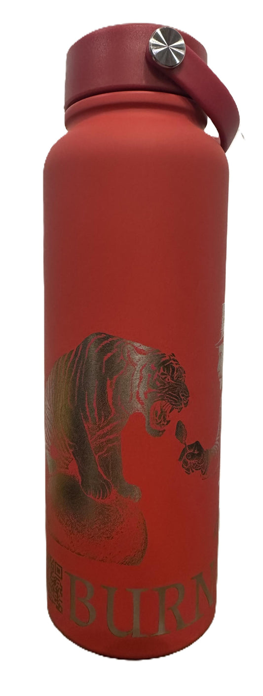 "The Hand that Feeds You" 40 ounce Soft-Touch Powder-Coated Finish (Red)