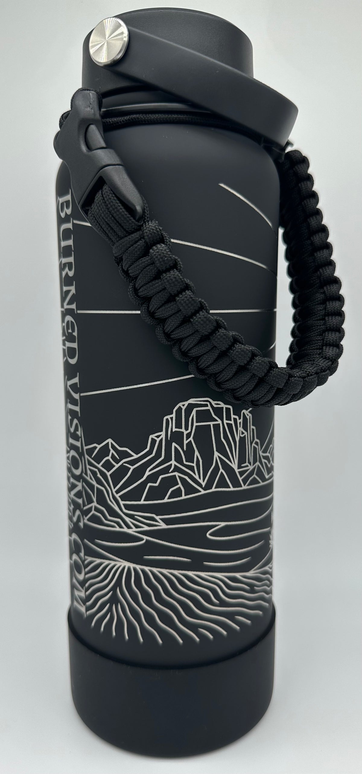 "Black Hole Sun, Desert" 40 ounce Soft-Touch Powder-Coated Finish (Black)