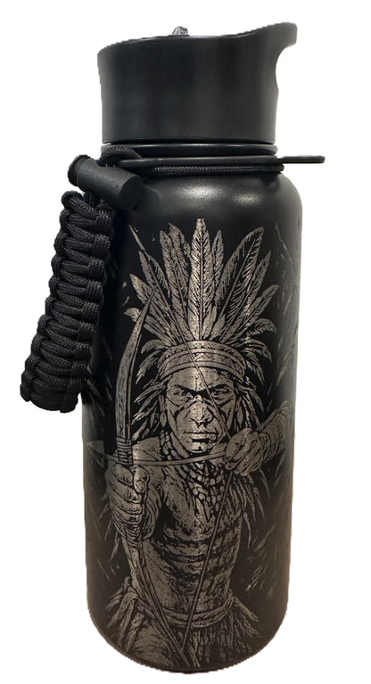 "Encounters of the Last Kind" 32 oz Stainless Steel Black Bottle