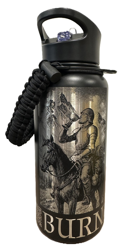 "Cursed Drink" 32oz Stainless Steel Black Bottle