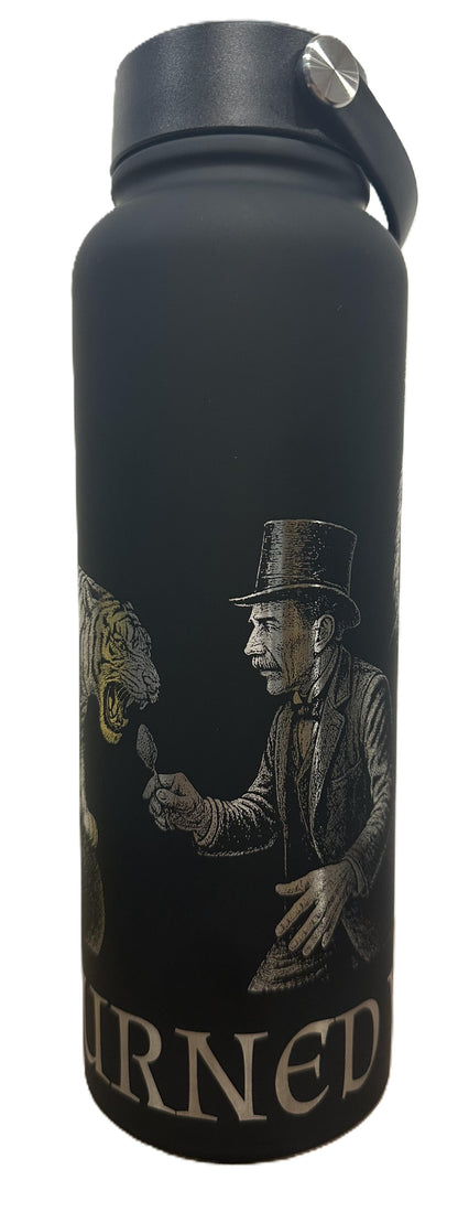 "The Hand that Feeds You" 40 ounce Soft-Touch Powder-Coated Finish (Black)