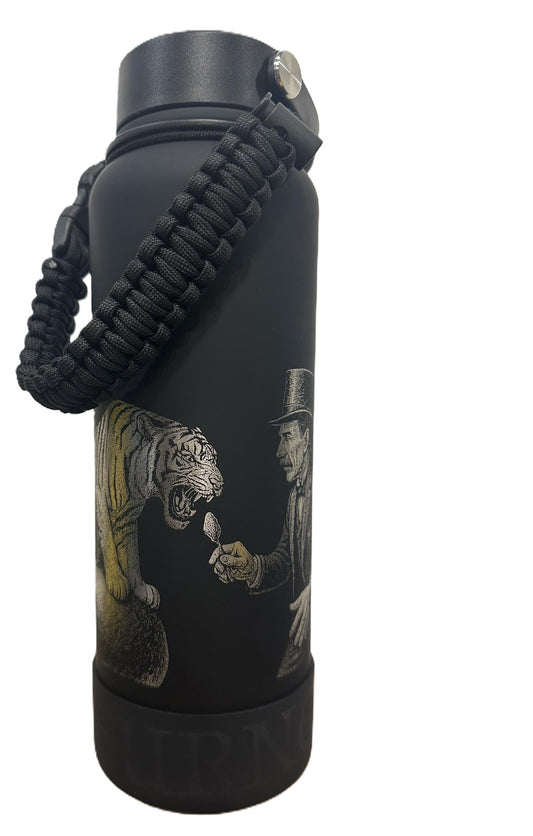 "The Hand that Feeds You" 40 ounce Soft-Touch Powder-Coated Finish (Black)