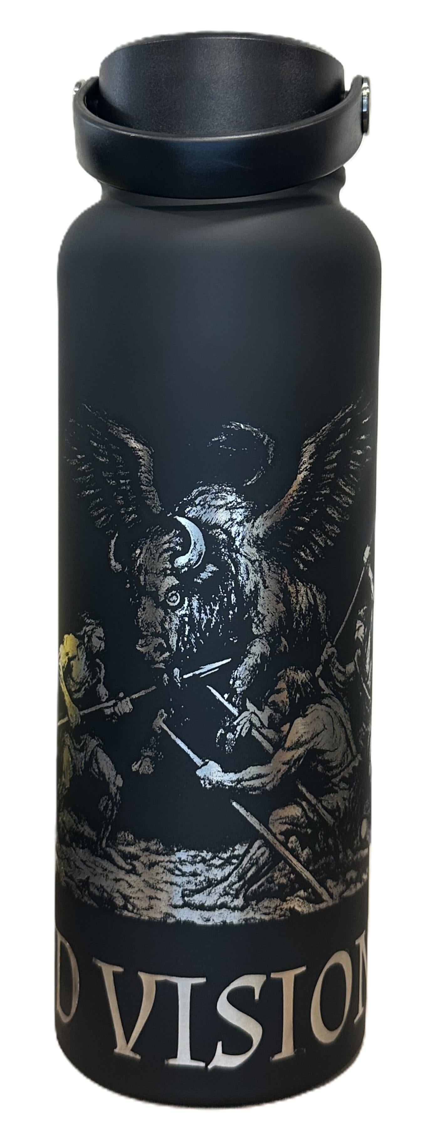 "Buffalo Wing" 40 ounce Soft-Touch Powder-Coated Finish (Black)