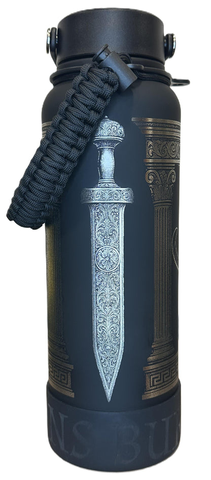 "Gladiator Cats" 40 ounce Soft-Touch Powder-Coated Finish (Black)