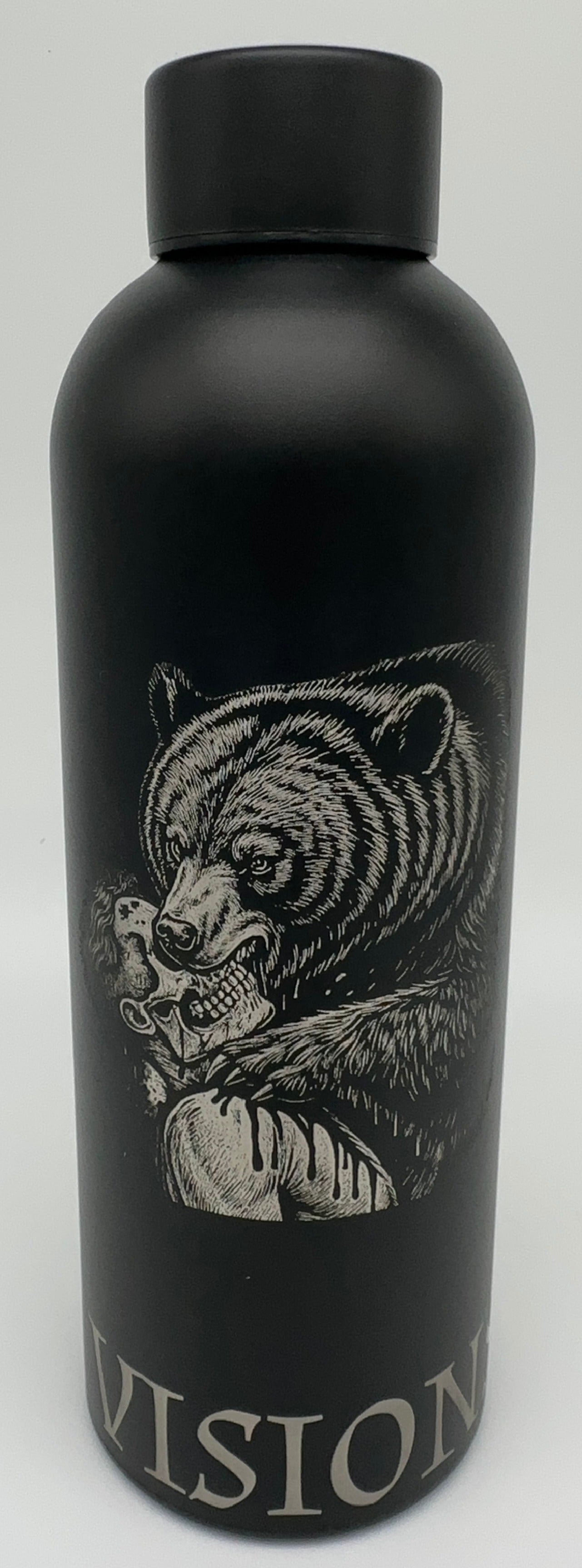 "Zackboni and the Bear" 17oz Stainless Steel Bottle