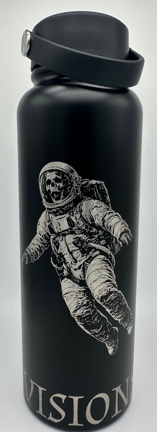 "To infinity...and Beyond" 40 ounce Standard Powder-Coated Finish (Black)