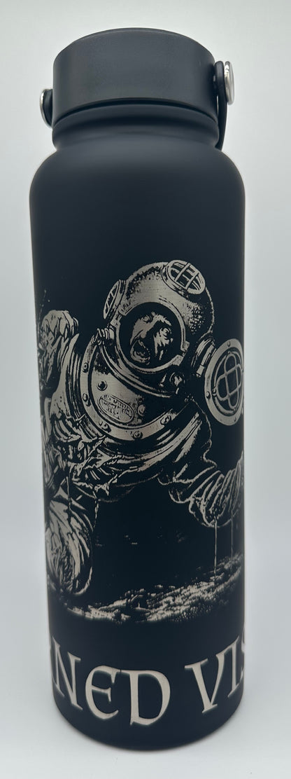 "You Can Let Go Any Time" 40 ounce Soft-Touch Powder-Coated Finish (Black)
