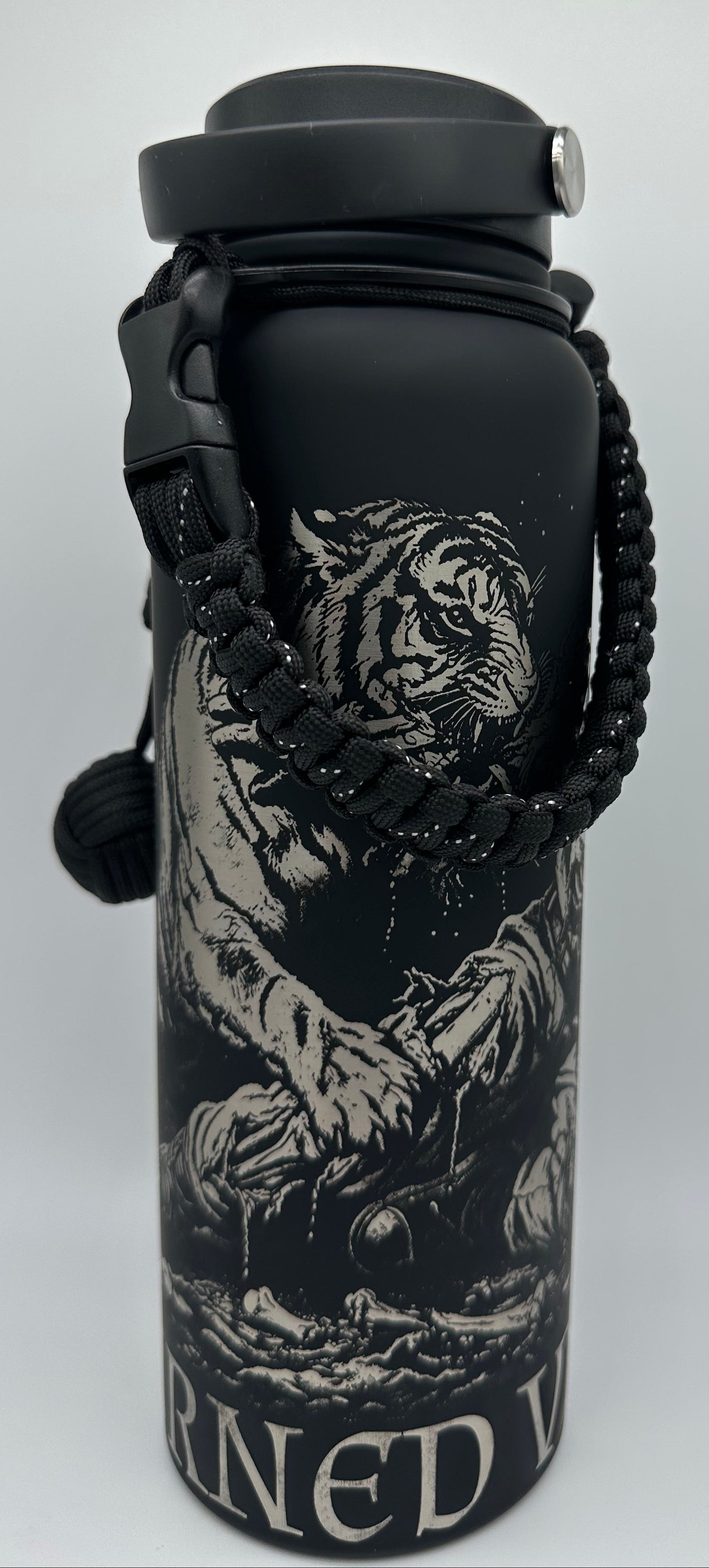 "You've Got To Be Monkey Fisting Me" 40 ounce Soft-Touch Powder-Coated Finish (Black)