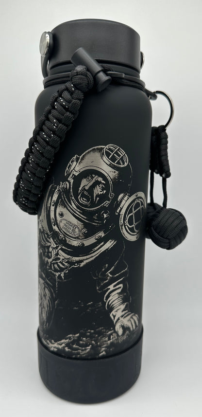 "You've Got To Be Monkey Fisting Me" 40 ounce Soft-Touch Powder-Coated Finish (Black)