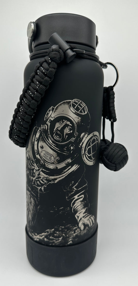 "You've Got To Be Monkey Fisting Me" 40 ounce Soft-Touch Powder-Coated Finish (Black)