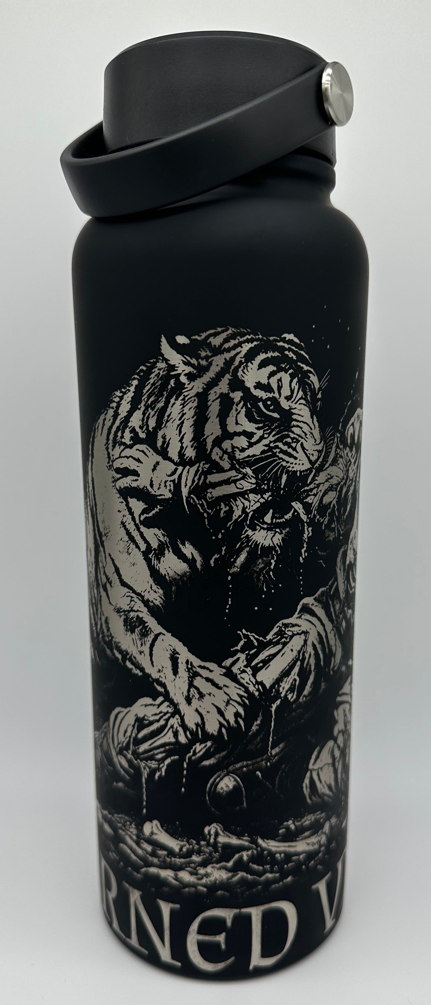 "You've Got To Be Monkey Fisting Me" 40 ounce Soft-Touch Powder-Coated Finish (Black)