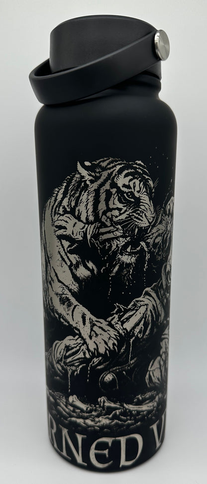 "You've Got To Be Monkey Fisting Me" 40 ounce Soft-Touch Powder-Coated Finish (Black)