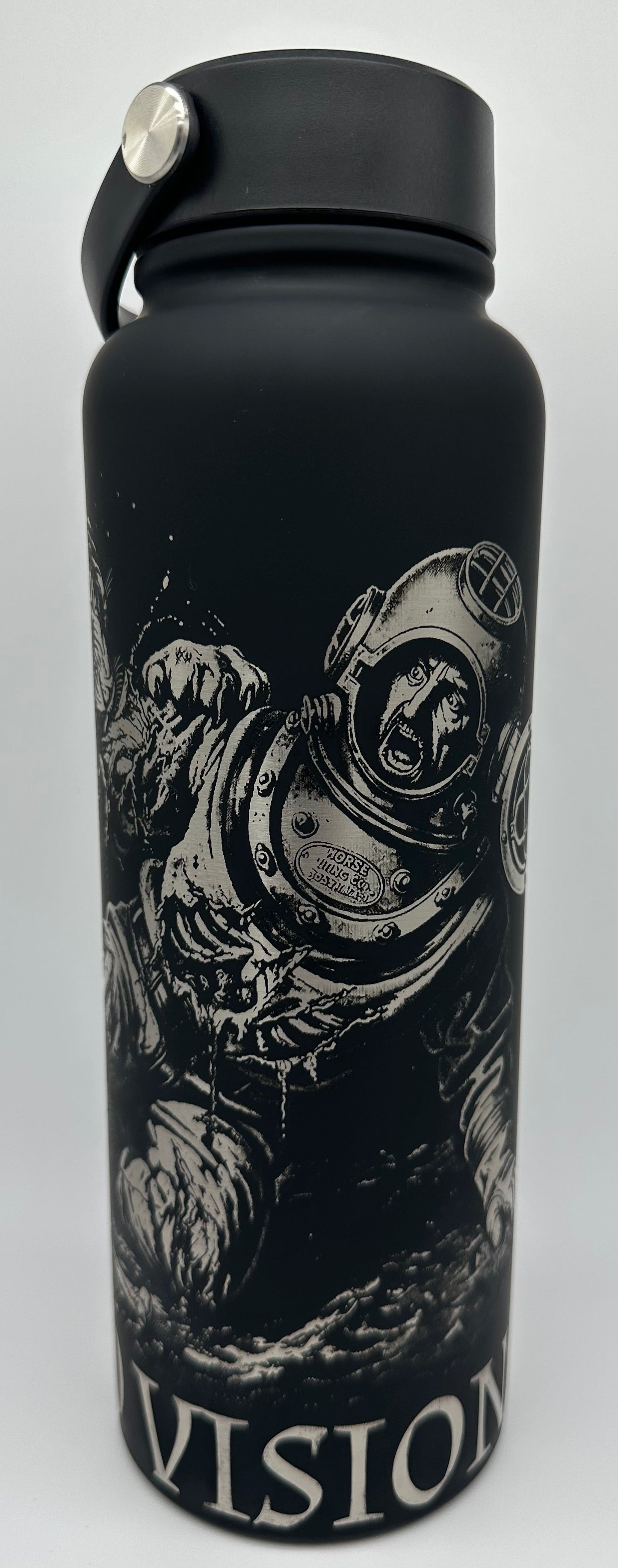 "You've Got To Be Monkey Fisting Me" 40 ounce Soft-Touch Powder-Coated Finish (Black)