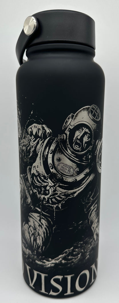 "You've Got To Be Monkey Fisting Me" 40 ounce Soft-Touch Powder-Coated Finish (Black)