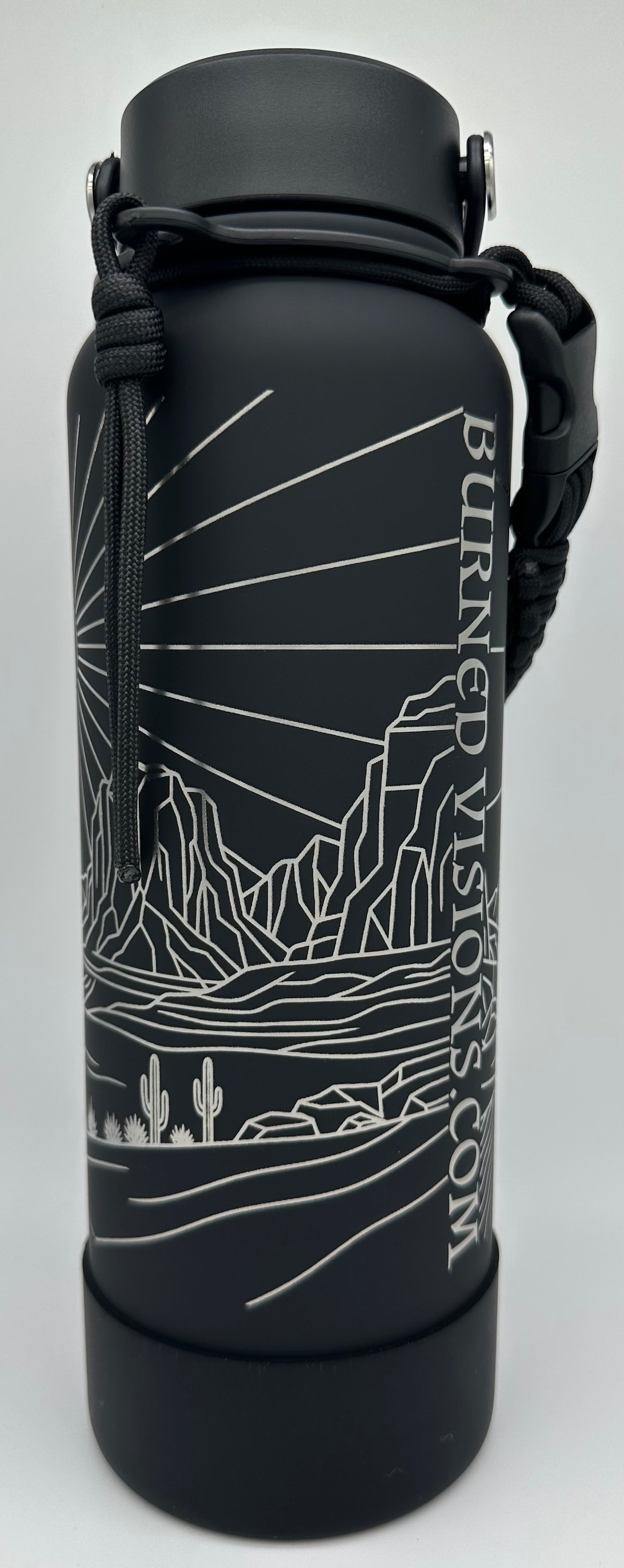 "Black Hole Sun, Desert" 40 ounce Soft-Touch Powder-Coated Finish (Black)
