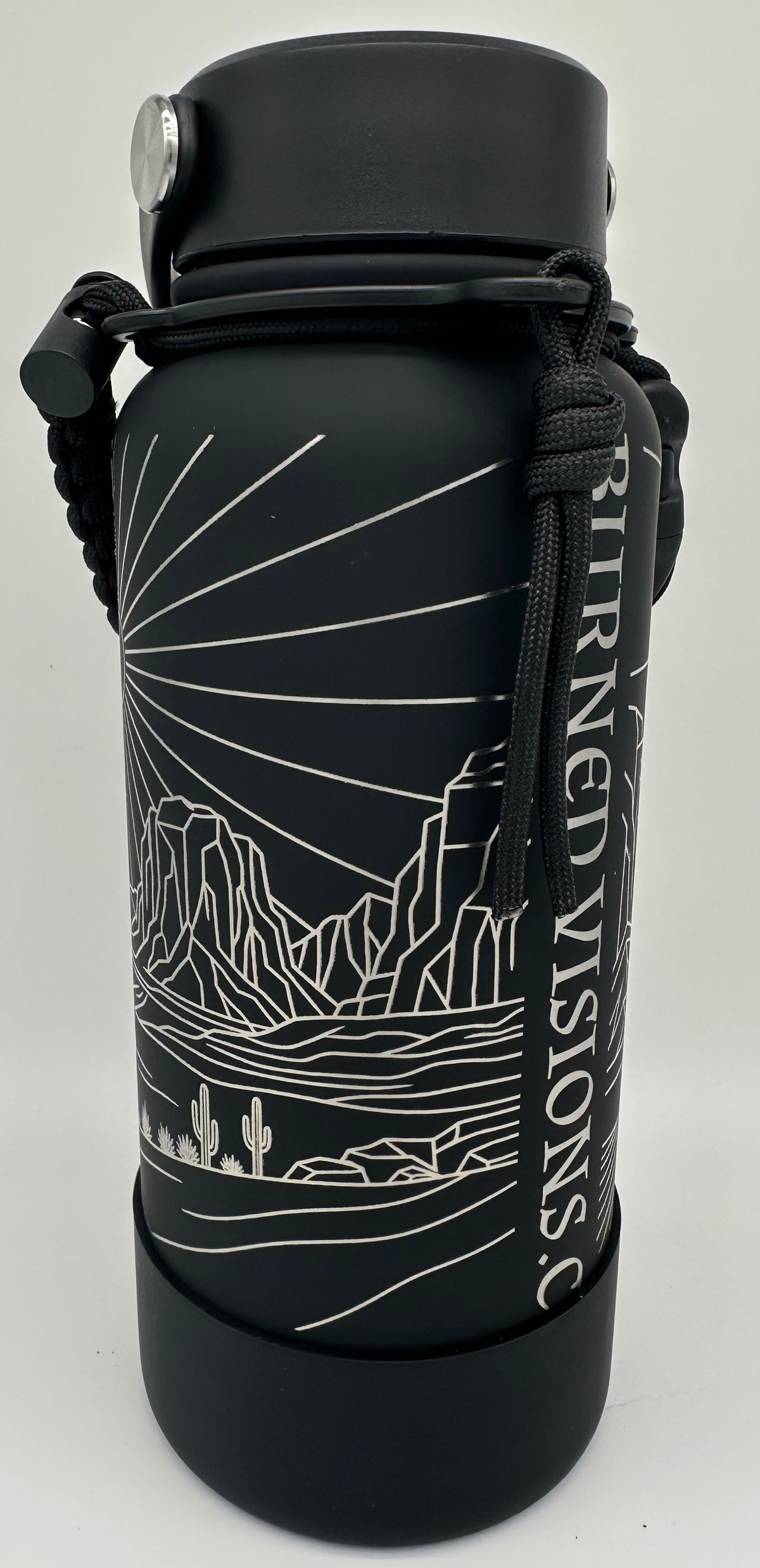 "Black Hole Sun, Desert" 34 ounce Soft-Touch Powder-Coated Finish (Black)