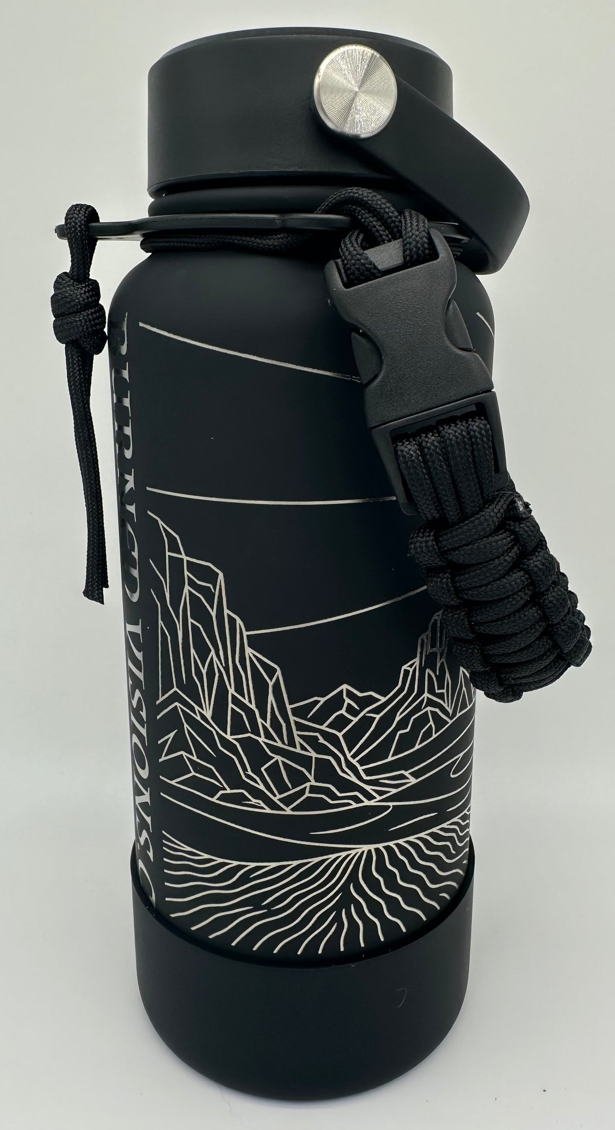 "Black Hole Sun, Desert" 34 ounce Soft-Touch Powder-Coated Finish (Black)