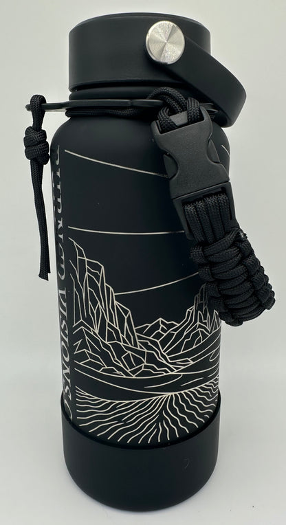 "Black Hole Sun, Desert" 34 ounce Soft-Touch Powder-Coated Finish (Black)
