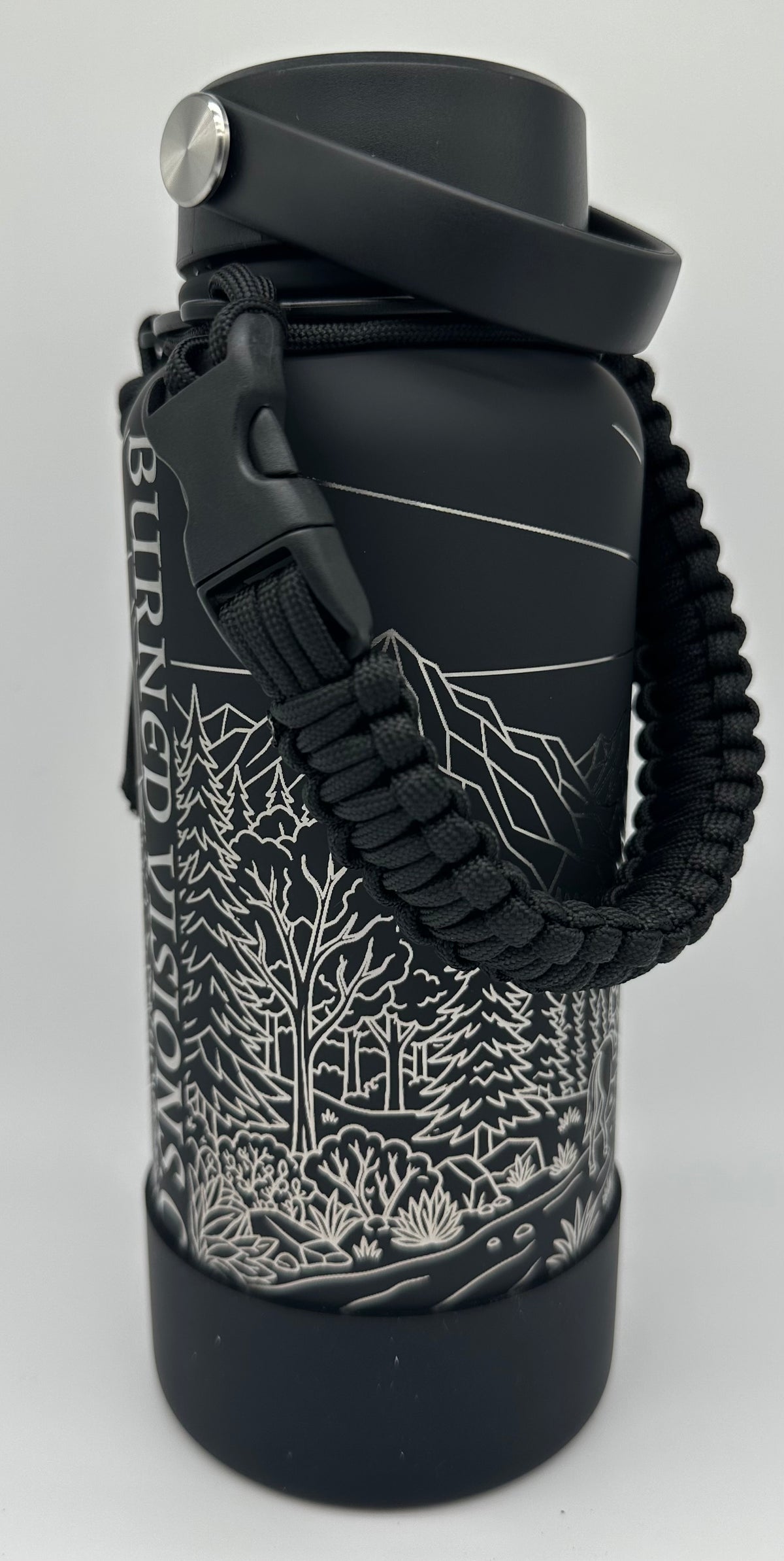 "Black Hole Knight" 34 ounce Soft-Touch Powder-Coated Finish (Black)